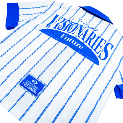 STV Visionary Pin stripes logo button down shirt