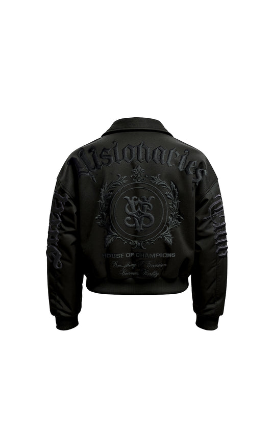 Midnight Oasis Varsity Jacket