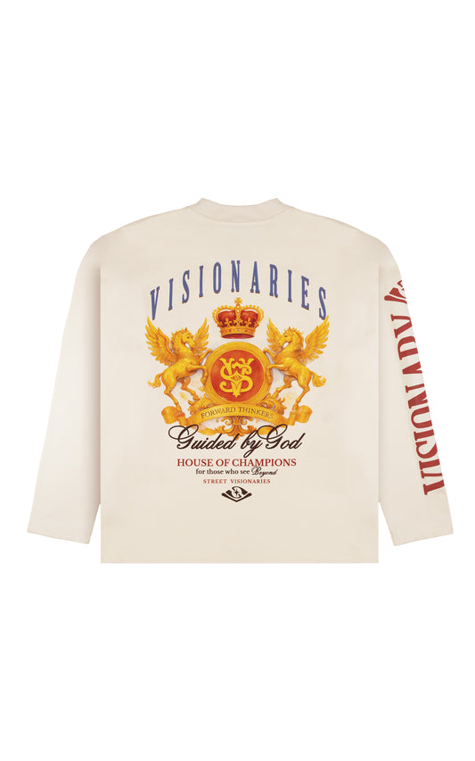 GUIDED BY GOD VINTAGE LONG TEE