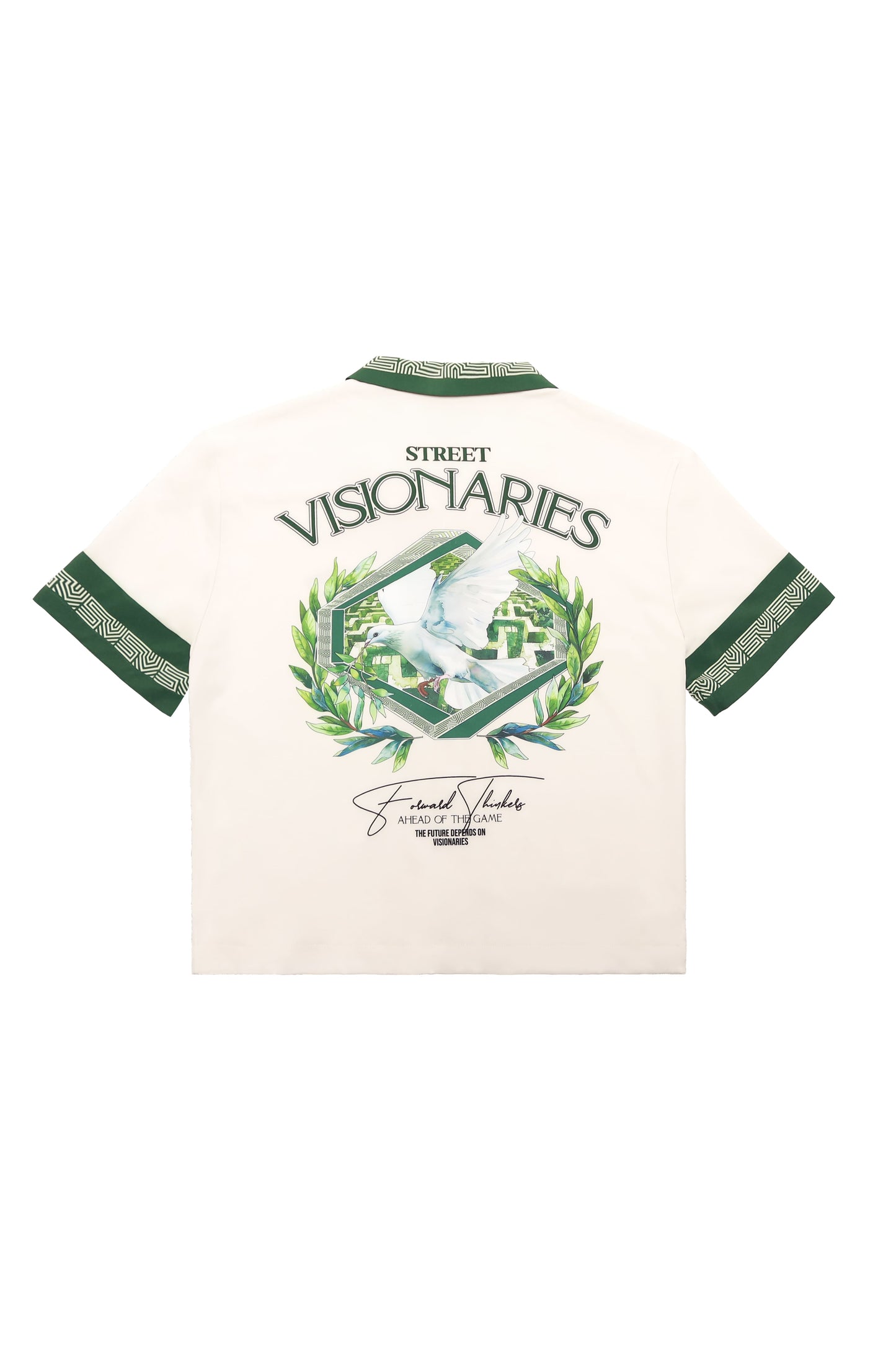 Chemise boutonnée boxy visionnaire
