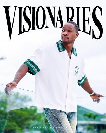 Chemise boutonnée boxy visionnaire